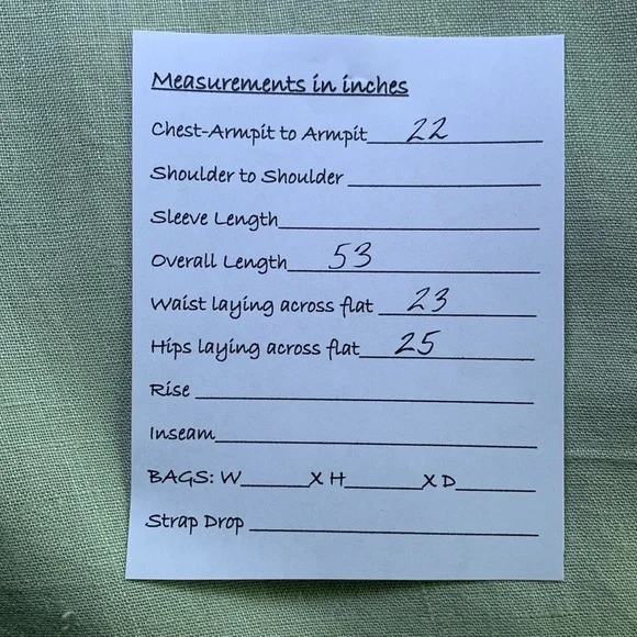 Flax green linen maxi dress- size 10-14 medium - Picture 7 of 7